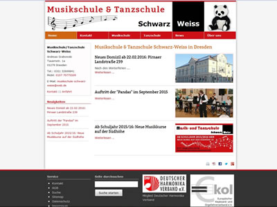 Preise für Musikunterricht Dresden in der Musikschule Schwarz Weiss in Dresden
